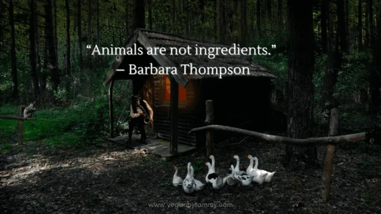 Barbara Thompson Vegan quotes